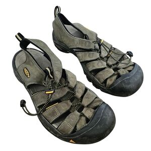 Keen Gray Outdoor Leather Waterproof Sandals Mens Size 9.5